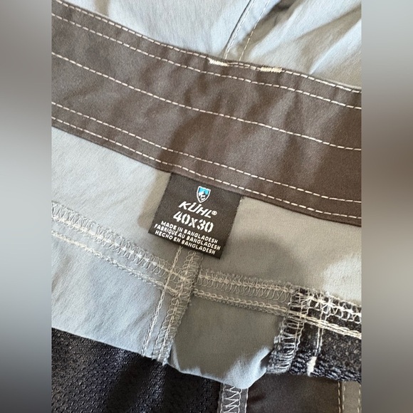 KUHL men’s renegade pants size 40x30 grey outdoor hiking - Picture 6 of 12